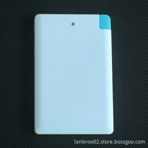 Credit Card Power Bank with Cable